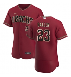 Men Arizona Diamondbacks 23 Zac Gallen Men Nike Crimson Flex Base Alternate Team MLB Jersey