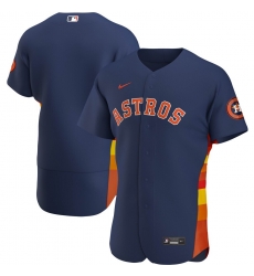 Men Houston Astros Men Nike Navy Alternate 2020 Flex Base Official Team MLB Jersey