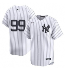 Men Nike New York Yankees 99 Aaron Judge White Cool Base Home Stitched Baseball Jersey No Name