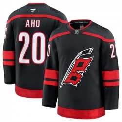 Men Carolina Hurricanes Active Player Custom Black 2024 25 Home Stitched Hockey Jersey