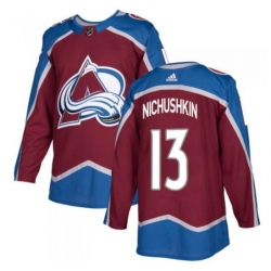 Men Colorado Avalanche #13 Valerie Nichushkin Red Stitched adidas NHL Jersey