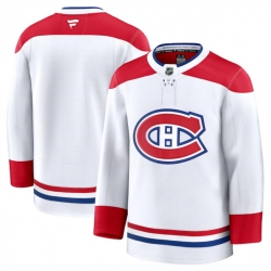 Men Montreal Canadiens White 2024 25 Away Stitched Hockey Jersey