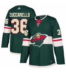 Men Adidas Wild 36 Mats Zuccarello Green NHL jersey