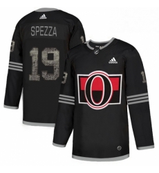 Men's Adidas Ottawa Senators #19 Jason Spezza Black 1 Authentic Classic Stitched NHL Jersey