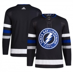 Men Tampa Bay Lightning Blank Black 2024 Stadium Series Stitched Jersey