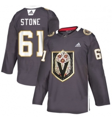 Vegas Golden Knights 61 Mark Stone Gray Dia De Los Muertos Adidas Jersey