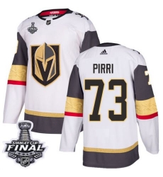 womens brandon pirri vegas golden knights jersey white adidas 73 nhl away 2018 stanley cup final authentic