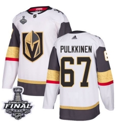 womens teemu pulkkinen vegas golden knights jersey white adidas 67 nhl away 2018 stanley cup final authentic