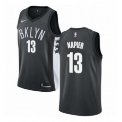 Youth Nike Brooklyn Nets 13 Shabazz Napier Swingman Gray NBA Jersey Statement Edition 