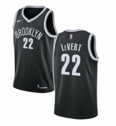 Youth Nike Brooklyn Nets 22 Caris LeVert Swingman Black Road NBA Jersey Icon Edition