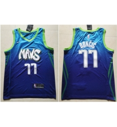 Mavericks 77 Luka Doncic Blue 2019 20 City Edition Nike Swingman Jersey