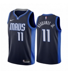 Men Dallas Mavericks 11 Tim Hardaway Jr  Navy NBA Swingman 2020 21 Earned Edition Jersey