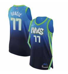 Men Nike Dallas 77 luka doncic 2020 City Edition NBA Jersey