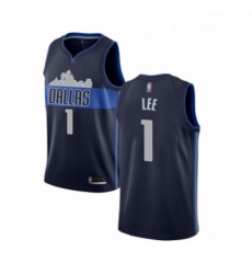 Womens Dallas Mavericks 1 Courtney Lee Swingman Navy Blue Basketball Jersey Statement Edition 