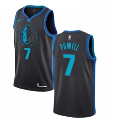 Womens Nike Dallas Mavericks 7 Dwight Powell Swingman Charcoal NBA Jersey City Edition 