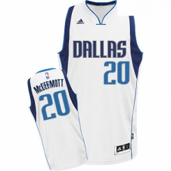 Youth Adidas Dallas Mavericks 20 Doug McDermott Swingman White Home NBA Jersey 