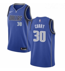 Youth Nike Dallas Mavericks 30 Seth Curry Swingman Royal Blue Road NBA Jersey Icon Edition 