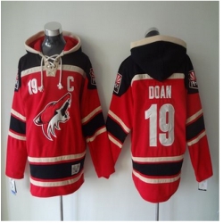 Phoenix Coyotes #19 Shane Doan Red Sawyer Hooded Sweatshirt Stitched NHL Jersey