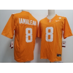 Men Tennessee Volunteers Nico Iamaleava #8 Orange F U S E Stitched NCAA Football Jersey