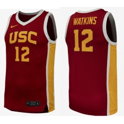 USC JuJu Watkins #12 Red Basketball Jersey