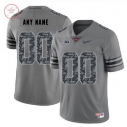 Men Women Youth Ohio State Buckeyes Gray Customized Jersey