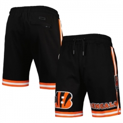 Men Cincinnati Bengals Black Shorts