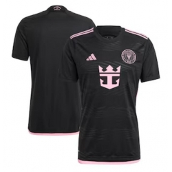 Men's Inter Miami CF adidas Black 2024 La Noche Replica Jersey