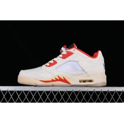 AIR JORDAN 5 LOW CHINESE NEW YEAR RED WHITE YELLOW DD2240 100