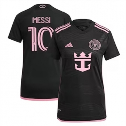 Women Inter Miami CF Lionel Messi 2024 25 Away Replica Black