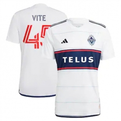 Men Vancouver Whitecaps FC Pedro Vite 2023 24 Home Replica White